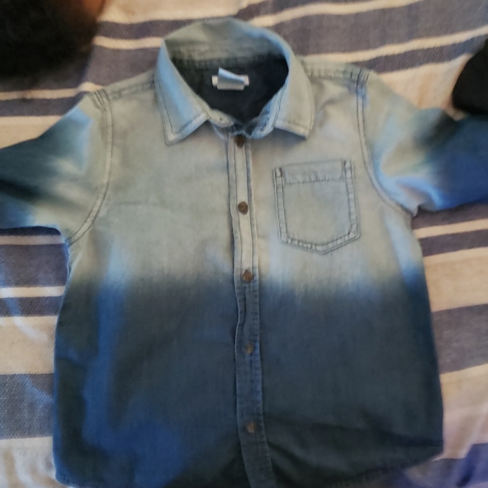 Kids jean shirt